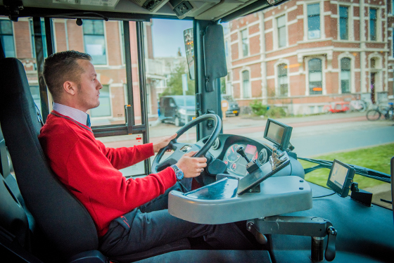 Betaalde opleiding buschauffeur